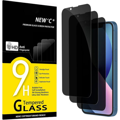 Sichtschutz Panzerglas iPhone 13 Mini 5,4 Zoll Set 3x 9H
