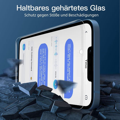 Sichtschutz Panzerglas iPhone 13 Mini 5,4 Zoll Set 3x 9H