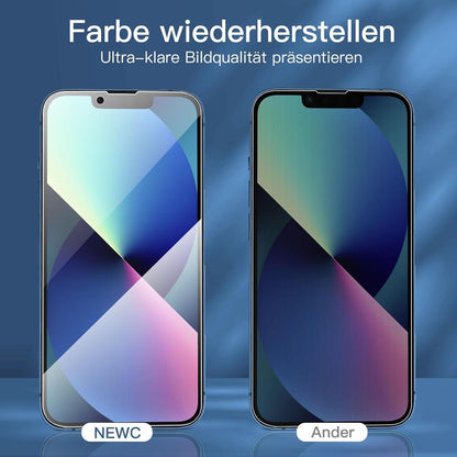 Sichtschutz Panzerglas iPhone 13 Mini 5,4 Zoll Set 3x 9H