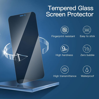 Sichtschutz Panzer Schutz Glas iPhone 12 12 Pro 6,1 Zoll 3 Stück
