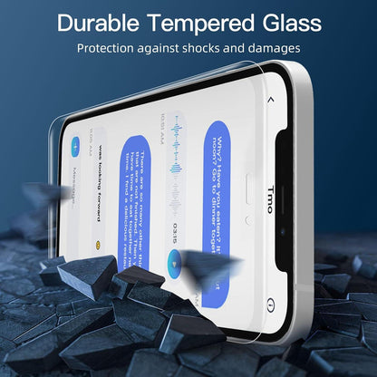 Sichtschutz Panzer Schutz Glas iPhone 12 12 Pro 6,1 Zoll 9H Härte