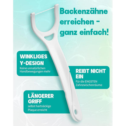 150 Stk. Zahnseide Sticks Y-Form für Backenzähne Dental