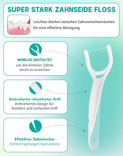 Zahnseide Sticks Backenzähne Y-Form Dental Floss Zahnreinigung 150