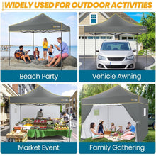 Faltpavillon 3x3 Wasserdicht Winterfest UV-Schutz Stabil