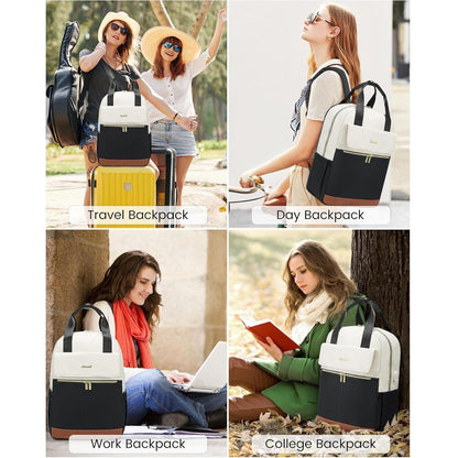 LOVEVOOK Damen Rucksack 17 Zoll Laptop Schulrucksack
