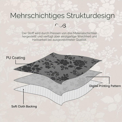 Wasserdichte Tischdecke Outdoor 240x140 cm Grau – Wachstischdecke