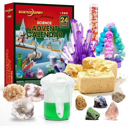 STEM Experimente & Edelstein Adventskalender 2024 für