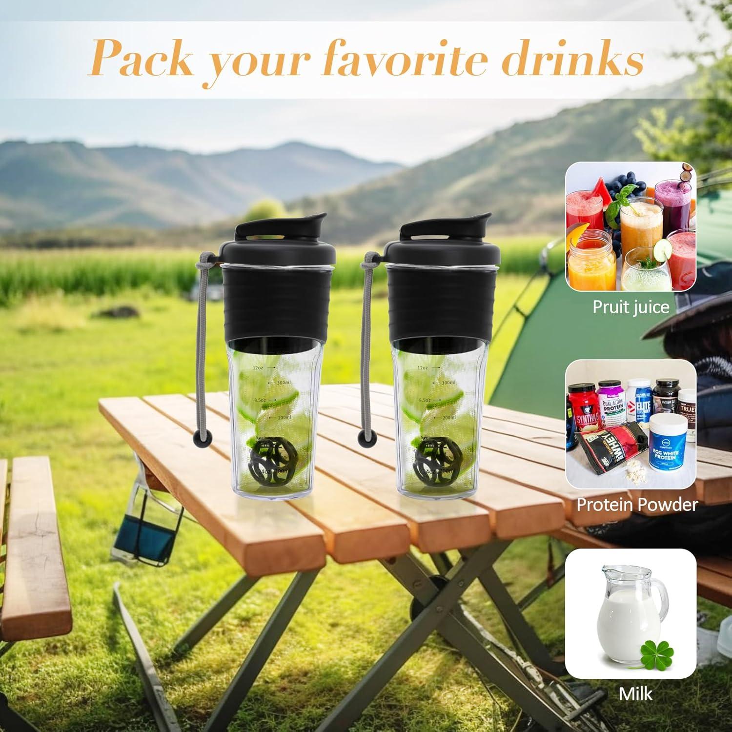 Premium Protein Shaker 700ml Schwarz - Hochwertiges Design Auslaufsicher