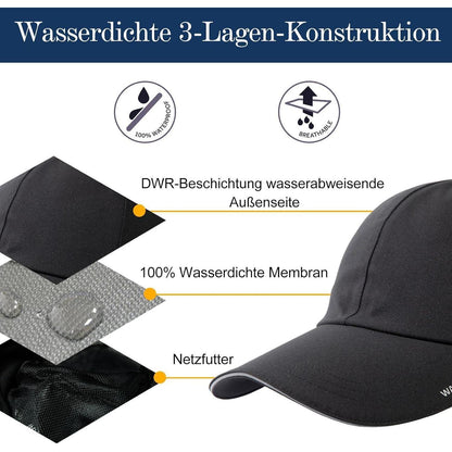 Wasserdichte Baseball Cap XL/XXL – Herren & Damen Running Cap