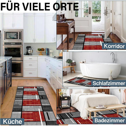 WTHYGB Teppichläufer rutschfest 60x250cm Waschbar Lang