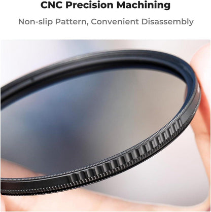 62mm CPL Polfilter mit Universal-Objektivdeckel & Multibeschichtung