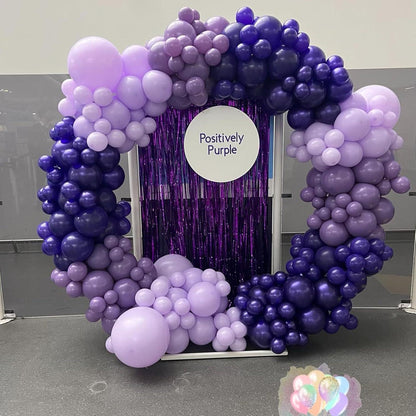 12er Set Lila Luftballons für Mädchen Frauen Geburtstag Hochzeit