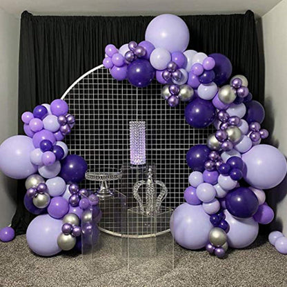 Lila Ballon Set 12 Zoll Mädchen Frauen Geburtstag Hochzeit Deko 60
