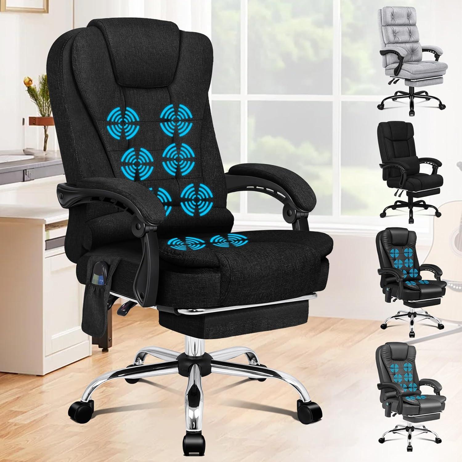 Bürostuhl mit Massagefunktion und ergonomischem Design