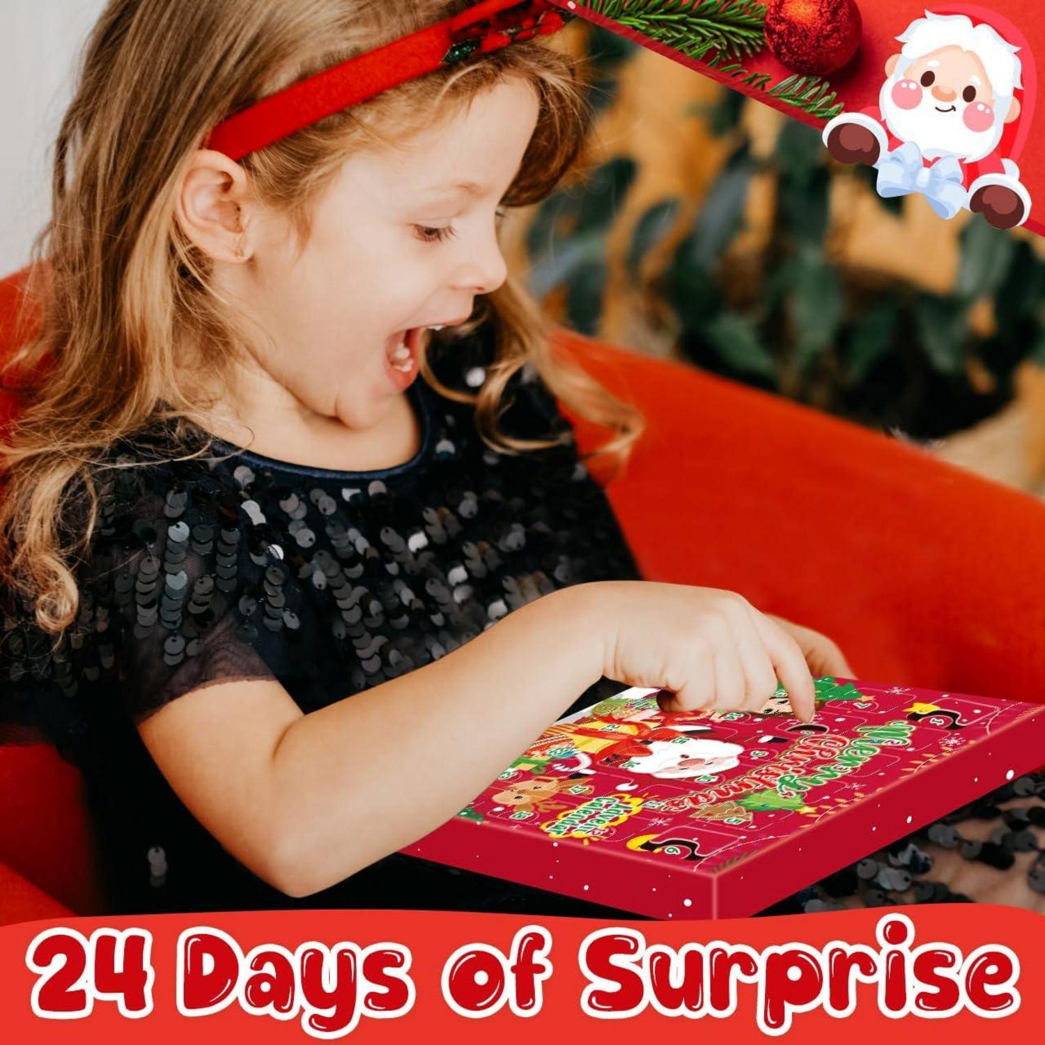 Adventskalender 2024 Kinder Mädchen Weihnachtsgeschenke Nixen