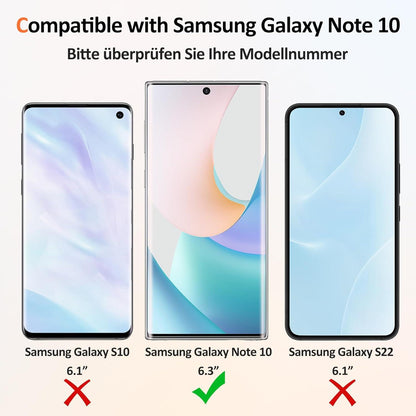Panzerglas Samsung Galaxy Note 10 Schutzfolie 2