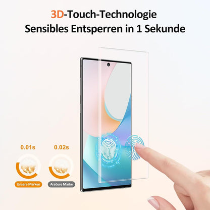 Panzerglas Samsung Galaxy Note 10 Schutzfolie 9H HD Displayschutz Anti-Blasen Fingerabdruck-ID
