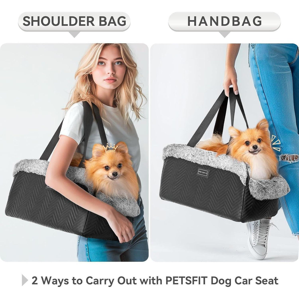 Hundesitz Mittelkonsole Auto – Bequemer Autositz für kleine Hunde