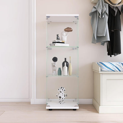 Glasvitrine Standvitrine Schwarz | Modern & Abschließbar