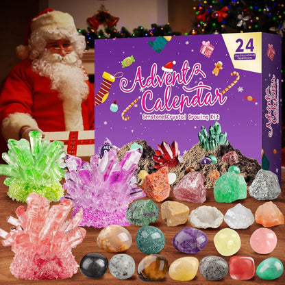 Adventskalender 2026 Kristalle Züchten Edelsteine Mineralien