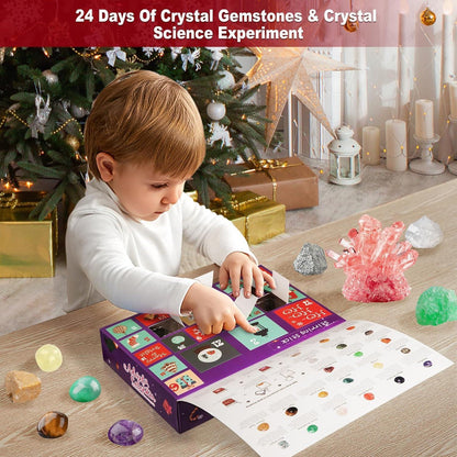 Adventskalender 2026 Kristalle Züchten Edelsteine Mineralien
