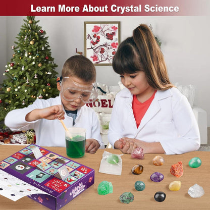 Adventskalender 2026 Kristalle Züchten Edelsteine Mineralien