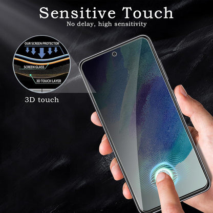 S21 FE 5G Sichtschutz Anti-Spy Panzerfolie 9H Härte
