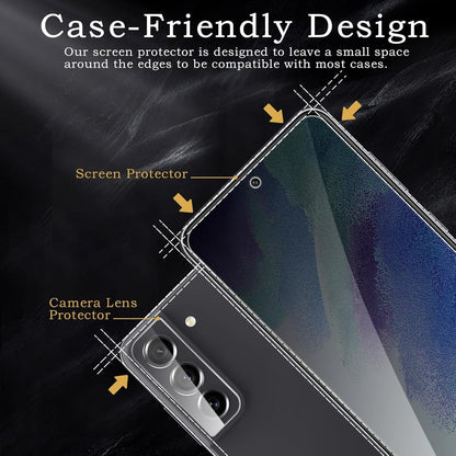 Samsung Galaxy S21 FE 5G Sichtschutz 2er Set Anti-Spy Panzer Glas Folie 9H Härte