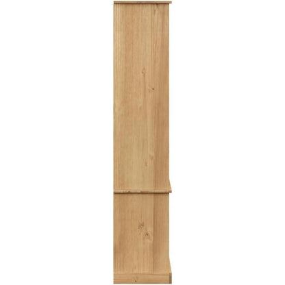 Vitrine Kiefer Massivholz 85x35x170 cm