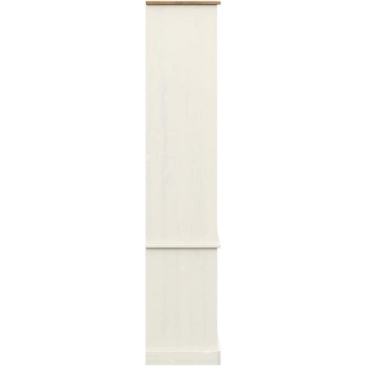 Vitrine VIGO Weiß Kiefernholz 85x35x170 cm