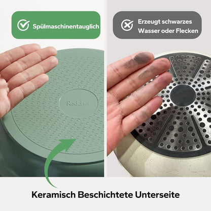 Redchef 16-Teiliges Antihaft-Keramik-Kochgeschirr-Set mit
