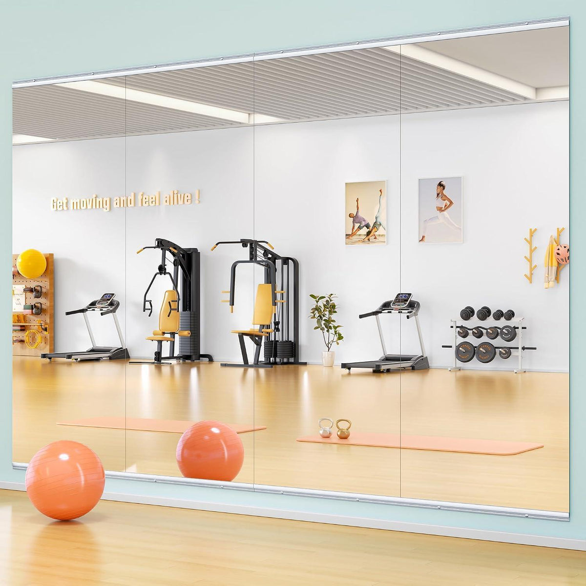 Ganzkörperspiegel 180x80cm – Fitness, Tanz & Wandspiegel