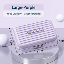 2 Stück Pillendose für Unterwegs - Tablettenbox 7 Tage