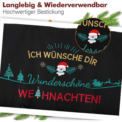 2026 Adventskalender zum Befüllen Wandteppich 70x130cm