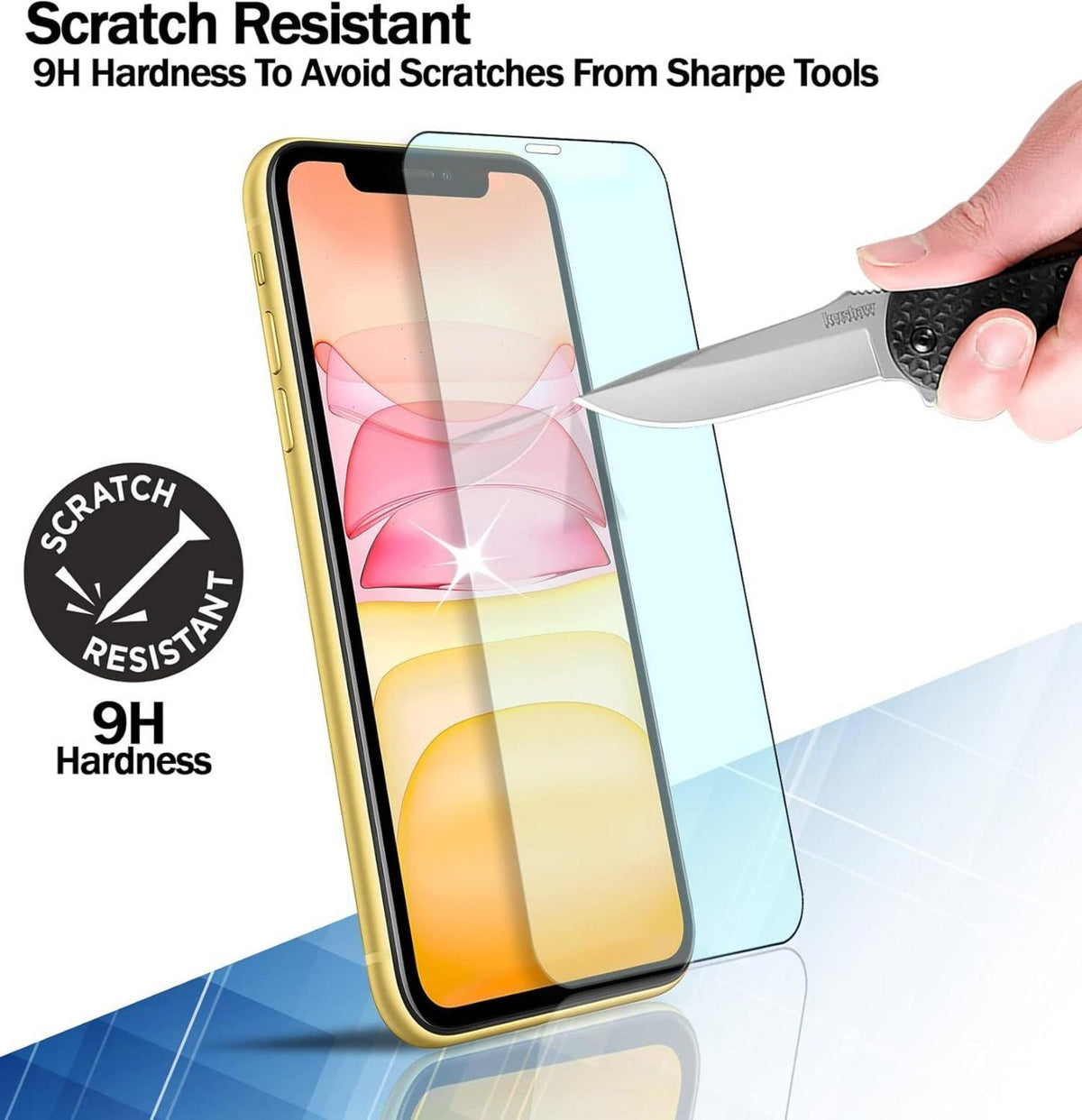iPhone 12 Pro 6,1 Zoll Hülle Stoßfest Anti-Kratz + Panzerglas Transparent