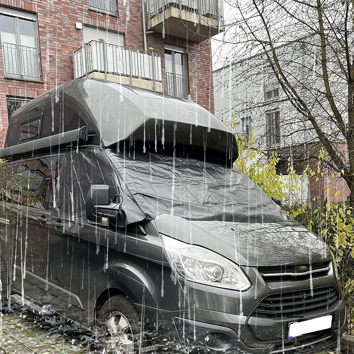 Frontscheibenabdeckung VW T5 Transporter 2003-2015 – Sonnenschutz & Frostschutz