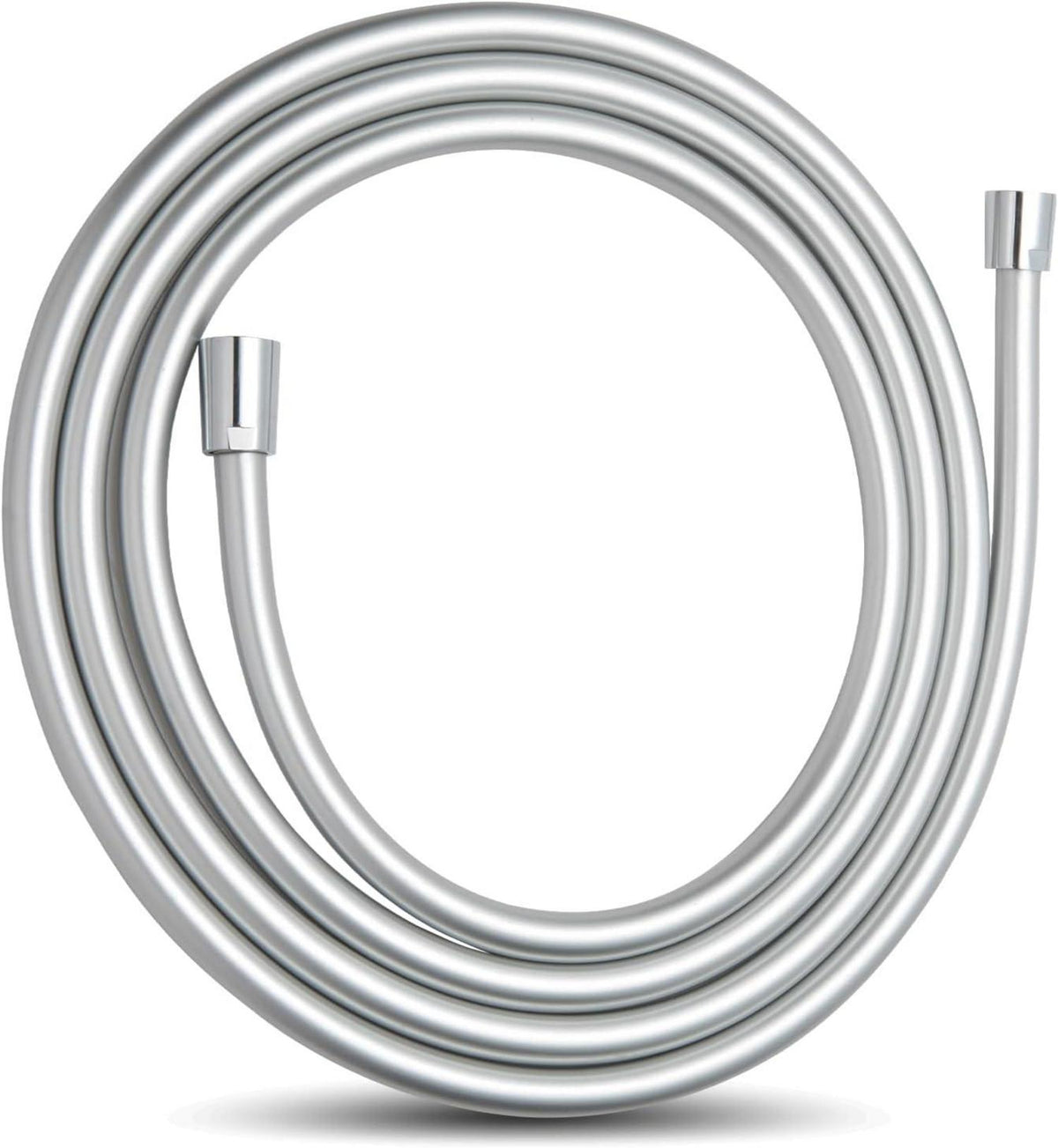 Hochwertiger PVC Duschschlauch 2,5m Silber Handbrause Waschmaschine