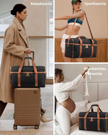 Leichte Damen Reisetasche Weekender, Wasserdicht, Groß mit