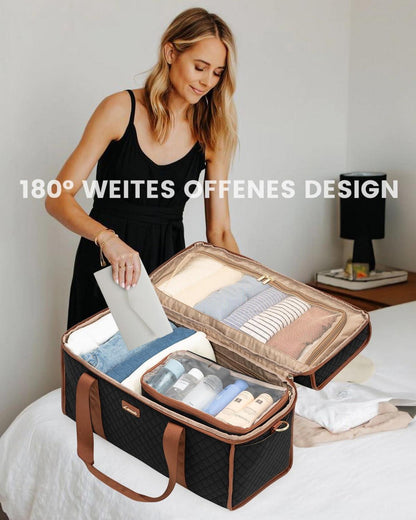 Große Damen Reisetasche Wasserdicht Weekender mit Schuhfach