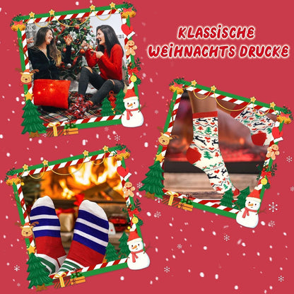 2026 Weihnachtsstrümpfe 12-tlg. Adventskalender für Frauen