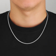 Goldkette Edelstahl Weizenkette 3mm Unisex Geschenk 61cm