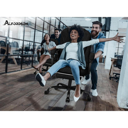Ergonomischer Bürostuhl mit Massage und Fußstütze, 180