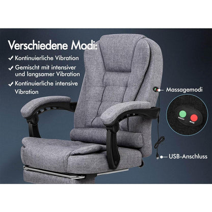 Ergonomischer Massage-Bürostuhl mit