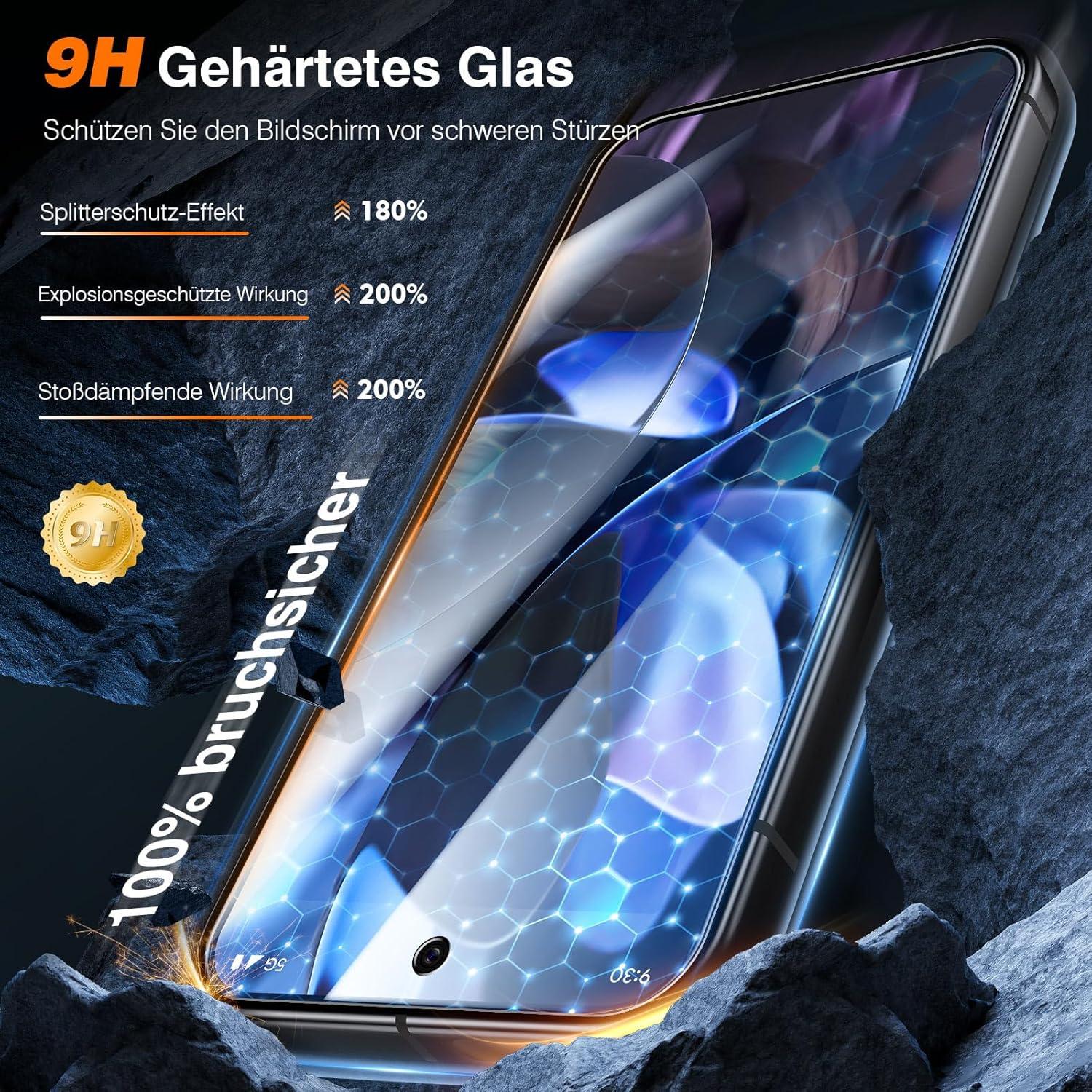 Panzer Schutz Glas für Google Pixel 9 Pro - 2
