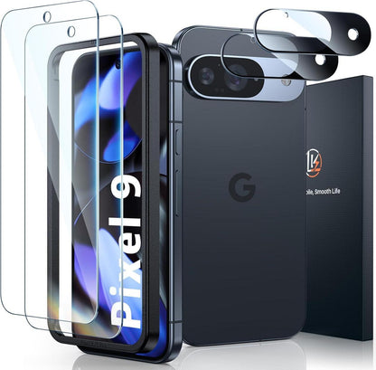 Panzer Schutz Glas für Google Pixel 9 - 2x Schutzfolie, 2x