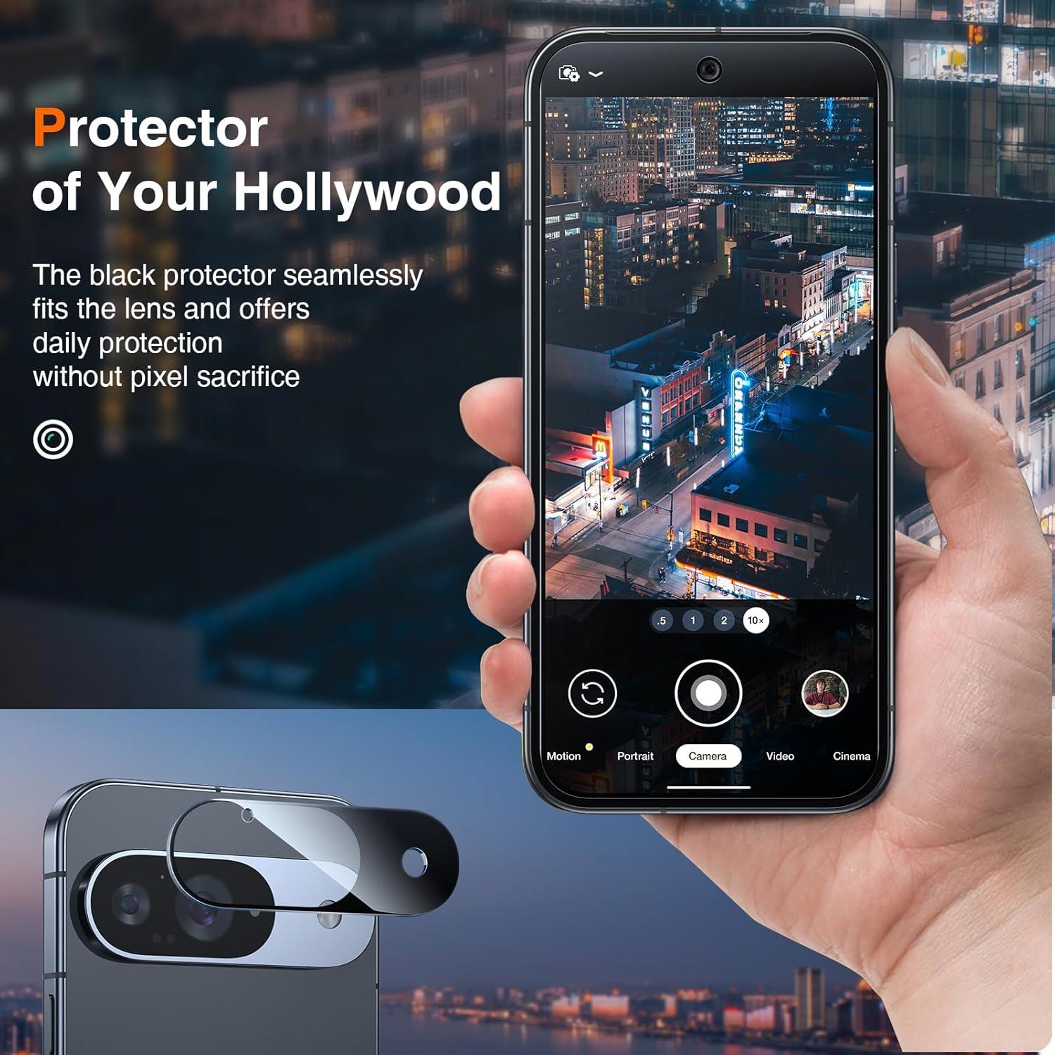 Panzer Schutz Glas 2+2 für Google Pixel 9 mit Kameraschutz 9H
