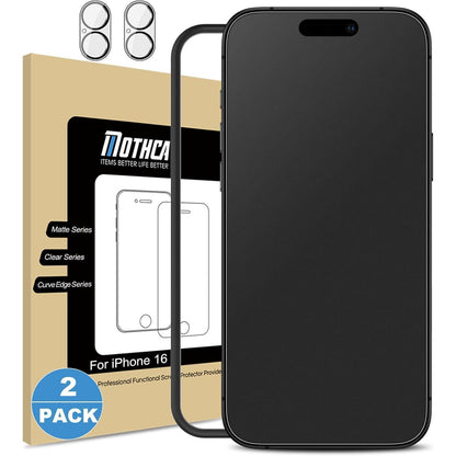 Mothca Matt Schutzfolie für iPhone 16 6,1 Zoll - 2X Matt