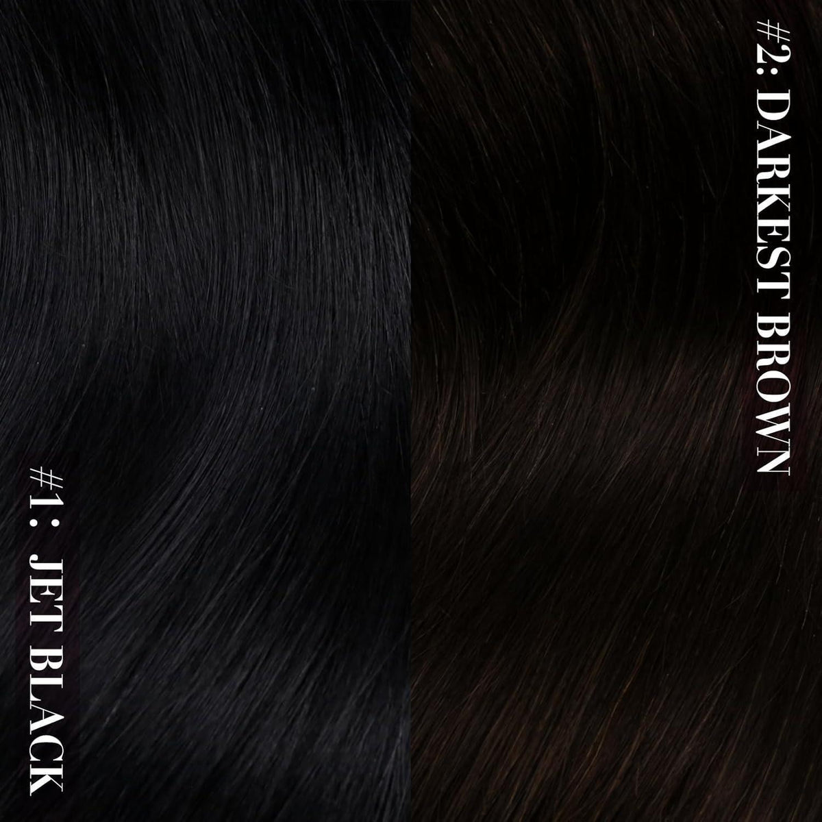 Clip-in Echthaar Extensions Schwarz 45cm – Volumenspendend & Stylingfähig