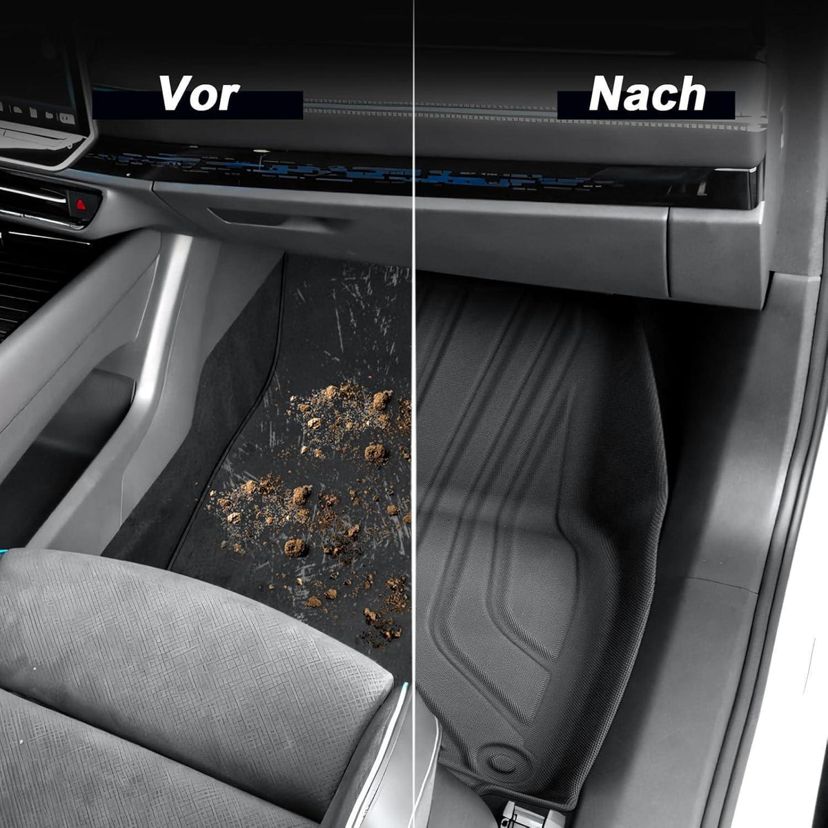 Fußmatten VW ID.7 2024-2026 | Passgenau, Kratzfest & Rutschfest