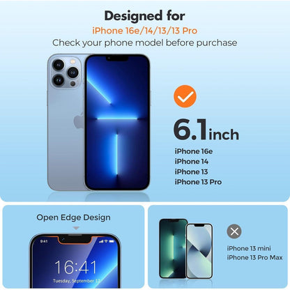 Panzer Schutzglas iPhone 13/14 Pro [2 Stück], 9H